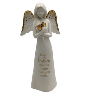 Hallmark Joanne's‎ Angels "Kindness" Gold Angel Figurine 8.5"